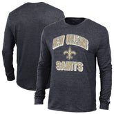 New Orleans Saints Ultimate Tri-Blend Long Sleeve T-Shirt | NFL Discount