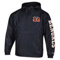 Cincinnati Bengals Packable Windbreaker Half-Zip Jacket | NFL Outlet