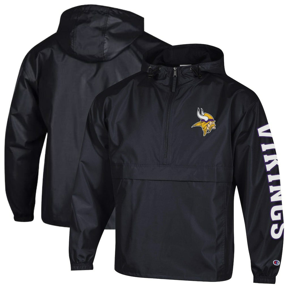 Minnesota Vikings Packable Windbreaker Half-Zip Jacket | NFL Online