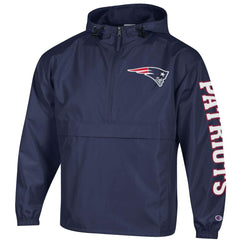 New England Patriots Packable Windbreaker Half-Zip Jacket | NFL US
