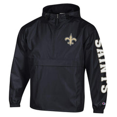 New Orleans Saints Packable Windbreaker Half-Zip Jacket | NFL US