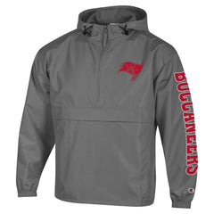 Tampa Bay Buccaneers Packable Windbreaker Half-Zip Jacket | NFL Outlet