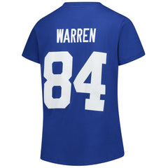 Indianapolis Colts Tyler Warren Women's Plus Size Name & Number V-Neck T-Shirt | NFL New