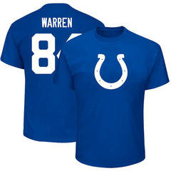 Indianapolis Colts Tyler Warren Big & Tall Player Name & Number T-Shirt | NFL New