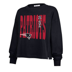 New England Patriots '47 Women's Stacked Sydney Long Sleeve T-Shirt | NFL Outlet