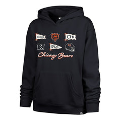 Chicago Bears '47 Women's Bow & Banners Naomi Hoodie | NFL Outlet