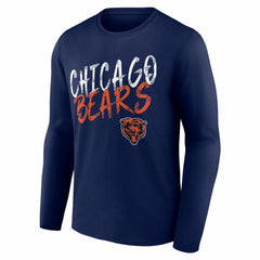 Chicago Bears Hustle Personalized Name & Number Long Sleeve T-Shirt | NFL On sale
