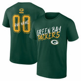 Green Bay Packers Hustle Personalized Name & Number T-Shirt | NFL On sale