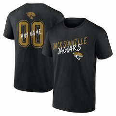 Jacksonville Jaguars Hustle Personalized Name & Number T-Shirt | NFL Hot