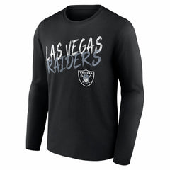 Las Vegas Raiders Hustle Personalized Name & Number Long Sleeve T-Shirt | NFL Discount