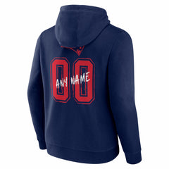 New England Patriots Hustle Personalized Name & Number Hoodie | NFL New