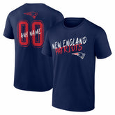 New England Patriots Hustle Personalized Name & Number T-Shirt | NFL New