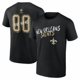 New Orleans Saints Hustle Personalized Name & Number T-Shirt | NFL Sale