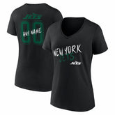 New York Jets Women's Hustle Personalized Name & Number V-Neck T-Shirt | NFL On sale