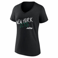 New York Jets Women's Hustle Personalized Name & Number V-Neck T-Shirt | NFL On sale