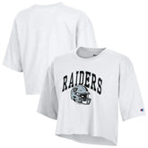 Las Vegas Raiders Women's Boyfriend Cropped T-Shirt | NFL Outlet