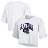 Baltimore Ravens Women's Boyfriend Cropped T-Shirt | NFL On sale