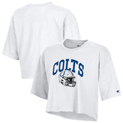 Indianapolis Colts Women's Boyfriend Cropped T-Shirt | NFL Outlet
