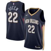 Navy Derik Queen New Orleans Pelicans Unisex Swingman Jersey | NBA