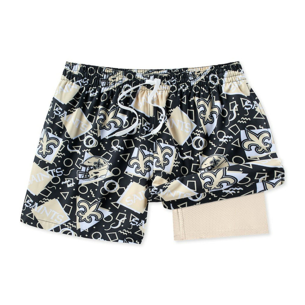 New Orleans Saints Chubbies Game Day Fit Classic Lined Swim Trunks | NFL US