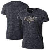New Orleans Saints Women's Triumph Tri-Blend V-Neck T-Shirt | NFL Outlet