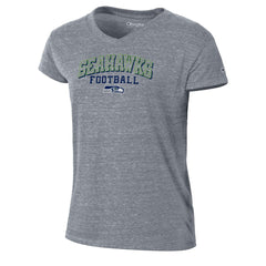 Seattle Seahawks Women's Triumph Tri-Blend V-Neck T-Shirt | NFL On sale