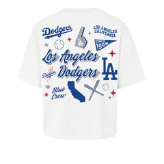 Los Angeles Dodgers '47 Women's Collage Script Reed City T-Shirt - MLB T-shirts