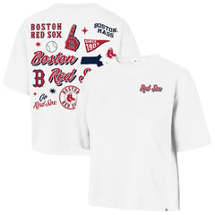 Boston Red Sox '47 Women's Collage Script Reed City T-Shirt - MLB T-shirts