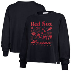Boston Red Sox '47 Women's Team Collage Sydney Long Sleeve T-Shirt - MLB T-shirts