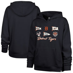 Detroit Tigers '47 Women's Bow & Banners Naomi Hoodie - MLB Hoodies