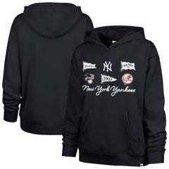 New York Yankees '47 Women's Bow & Banners Naomi Hoodie - MLB Hoodies
