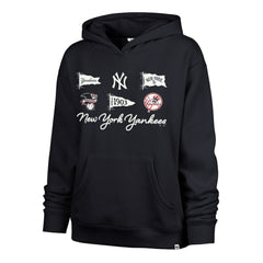 New York Yankees '47 Women's Bow & Banners Naomi Hoodie - MLB Hoodies