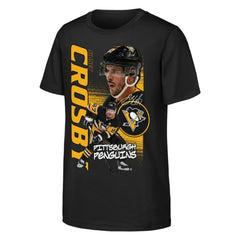 Sidney Crosby Pittsburgh Penguins Outerstuff Youth Playmaker T-Shirt - NHL T-shirts