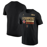 Black New York Knicks Jordan Brand 2025 NBA Cup Champions Locker Room T-Shirt | NBA