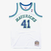 White Dirk Nowitzki Dallas Mavericks 1998-99 Hardwood Classics Swingman Jersey sale | NBA