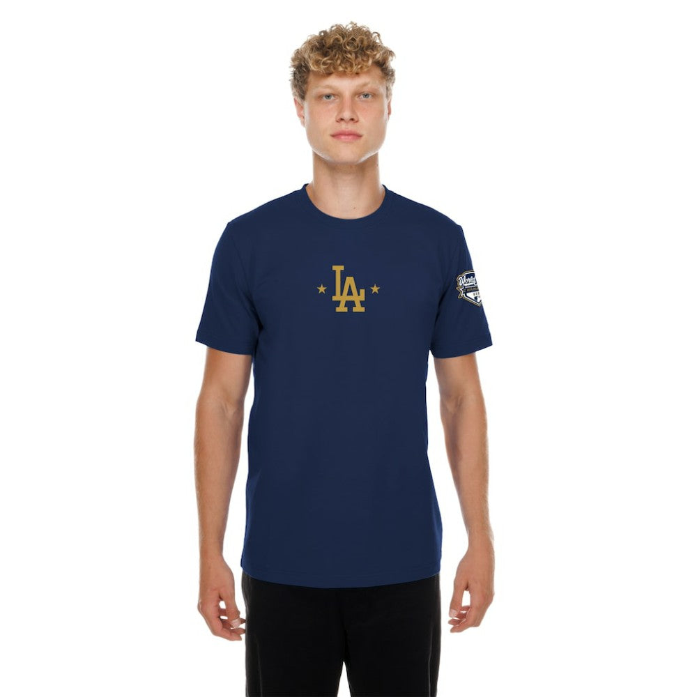Los Angeles Dodgers New Era 2026 Gold Collection Logo & Patch T-Shirt - MLB T-shirts