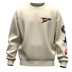 Houston Astros Fanatics Unisex Spirit Jersey Fleece Crewneck Pennant Sweatshirt - MLB Jerseys