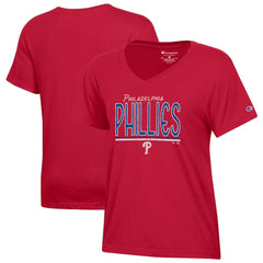 Philadelphia Phillies Champion Women's Core V-Neck T-Shirt - MLB T-shirts