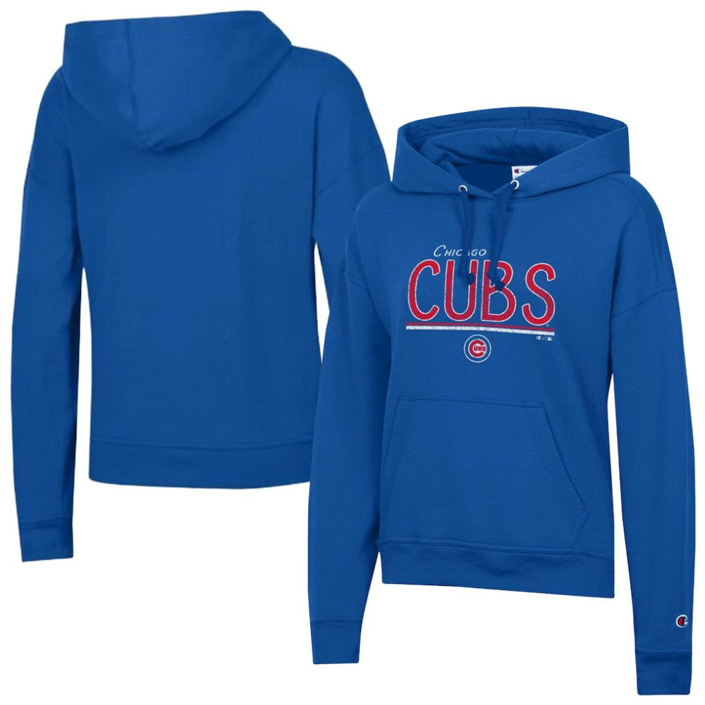 Chicago Cubs Champion Women's Vintage Powerblend Hoodie - MLB Hoodies