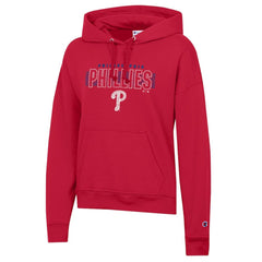 Philadelphia Phillies Champion Women's Distressed Powerblend Hoodie - MLB Hoodies