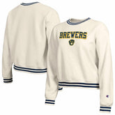 Milwaukee Brewers Champion Women's Reverse Weave Sweatshirt - MLB Sweatshirts