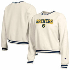 Milwaukee Brewers Champion Women's Reverse Weave Sweatshirt - MLB Sweatshirts
