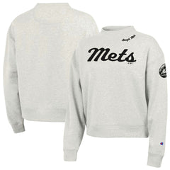 New York Mets Champion Women's Triumph Tri-Blend Sweatshirt - MLB Sweatshirts
