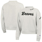 Atlanta Braves Champion Women's Triumph Tri-Blend Sweatshirt - MLB Sweatshirts