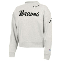 Atlanta Braves Champion Women's Triumph Tri-Blend Sweatshirt - MLB Sweatshirts
