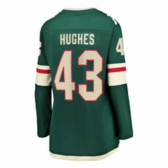 Quinn Hughes Minnesota Wild Fanatics Women's Home Breakaway Jersey - NHL Jerseys