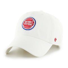White Detroit Pistons '47 Clean Up Adjustable Hat sale | NBA