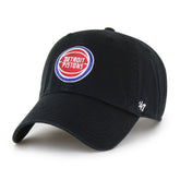 Black Detroit Pistons '47 Clean Up Adjustable Hat sale | NBA