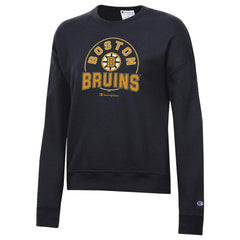 Boston Bruins Champion Women's Powerblend Fleece Sweatshirt - NHL Sweatshirts