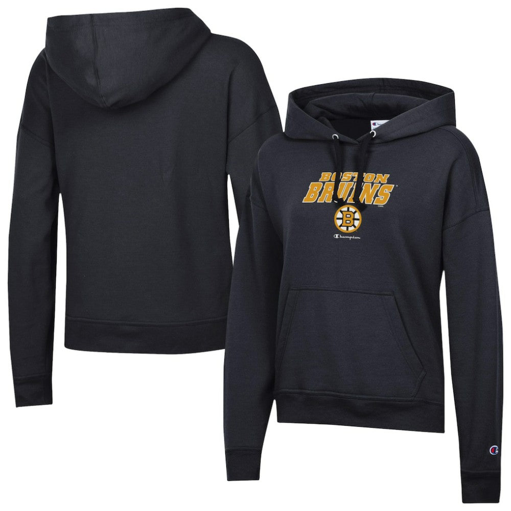 Boston Bruins Champion Women's Powerblend Fleece Hoodie - NHL Hoodies